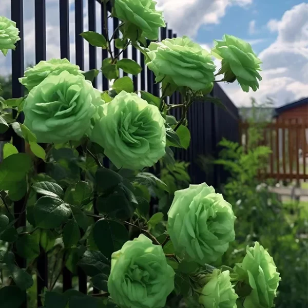 RARE GREEN ROSE FLOWER SEEDS