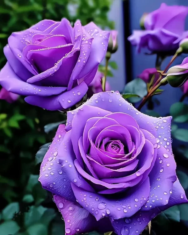 RARE PURPLE ROSE PLANT SEEDS FOR HOME GARDENS - Image 3